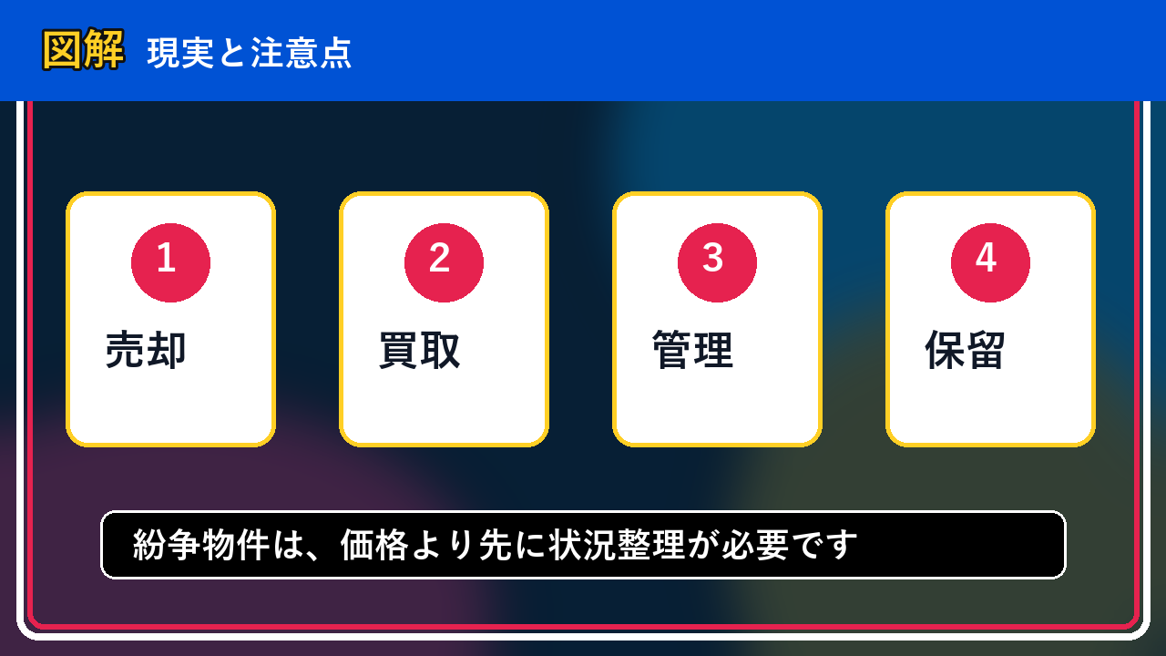富良野市で紛争物件は買取できる？相談前に整理したいこと