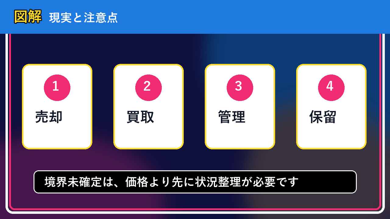 上ノ国町で境界未確定を相談するなら？一人で抱える前の整理ポイント