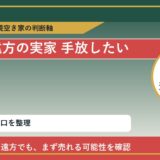 新冠町で遠方の実家 手放したいに悩む方へ｜手放す前の判断軸 featured