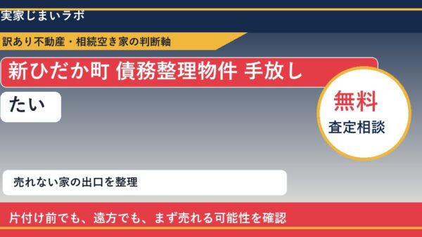 新ひだか町で債務整理物件 手放したいに悩む方へ｜手放す前の判断軸