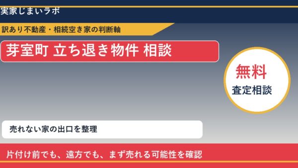 芽室町で立ち退き物件 相談に悩む方へ｜手放す前の判断軸