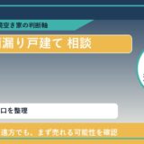 浦河町で雨漏り戸建て 相談に悩む方へ｜手放す前の判断軸 featured