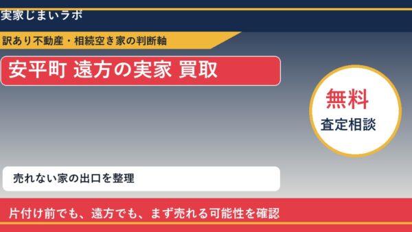安平町で遠方の実家 買取を考える前に知るべき判断軸