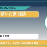 むかわ町で傾いた家 相談に悩む方へ｜手放す前の判断軸