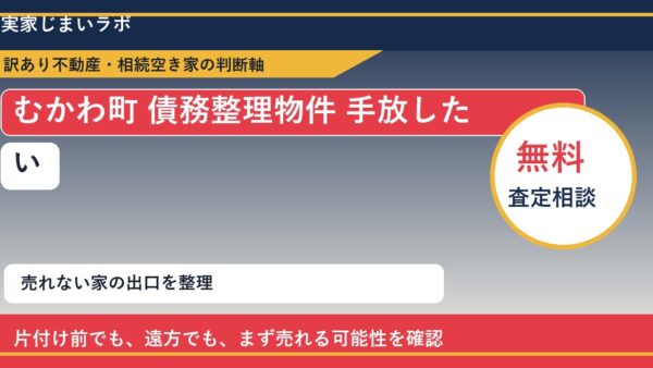 むかわ町で債務整理物件 手放したいに悩む方へ｜手放す前の判断軸