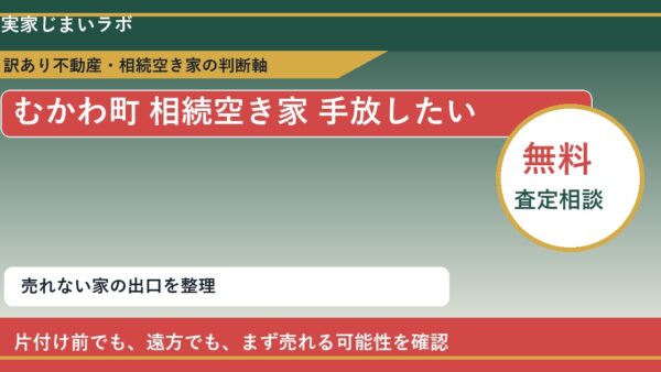 むかわ町で相続空き家 手放したいに悩む方へ｜手放す前の判断軸