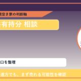 津別町で共有持分 相談に悩む方へ｜手放す前の判断軸 featured