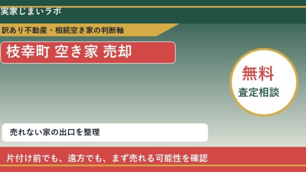 枝幸町で空き家 売却に悩む方へ｜手放す前の判断軸
