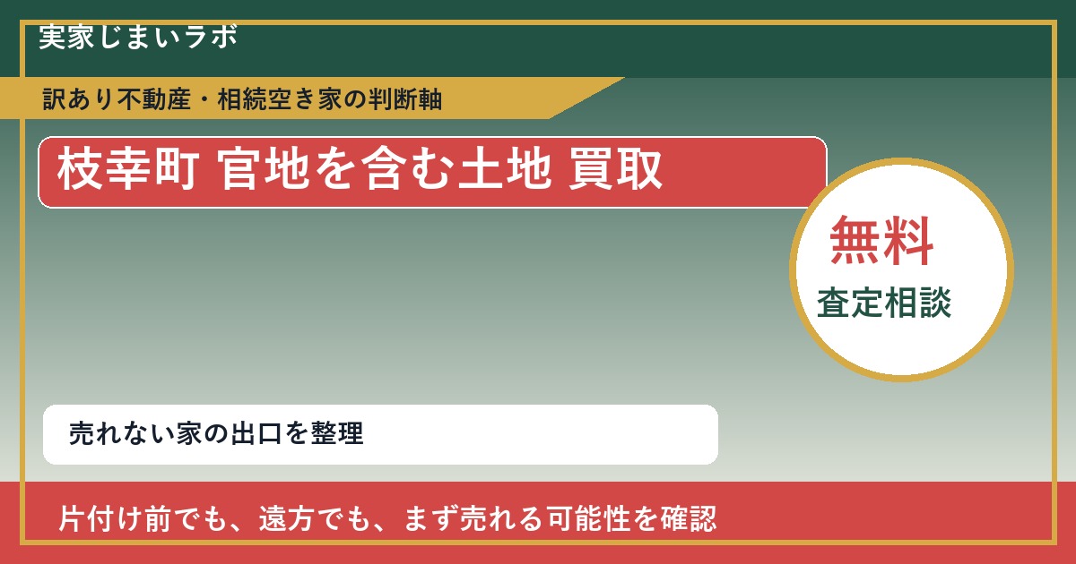 枝幸町で官地を含む土地 買取を考える前に知るべき判断軸 featured