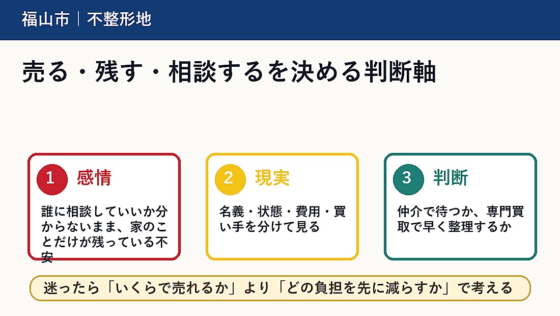 売る・残す・相談するを決める判断軸