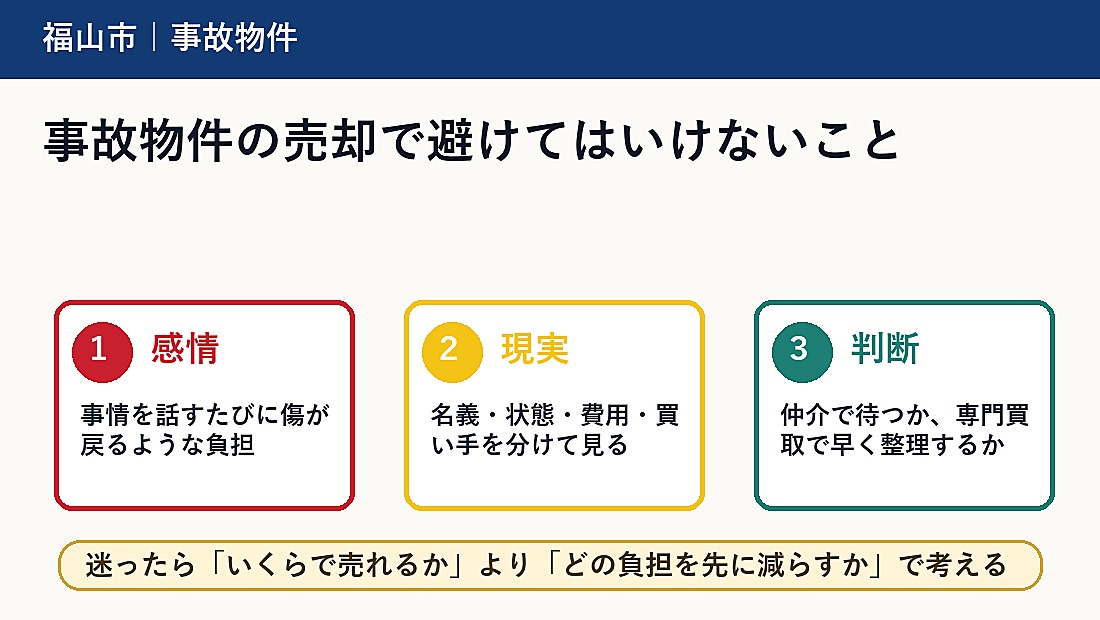 事故物件の売却で避けてはいけないこと
