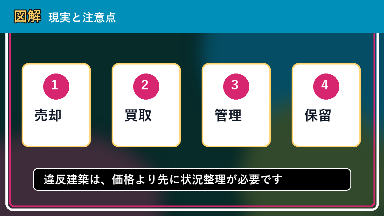 南富良野町で違反建築を手放したい方へ｜焦って決める前の判断軸
