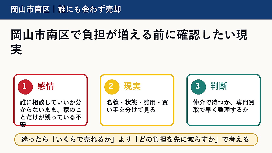 岡山市南区で負担が増える前に確認したい現実
