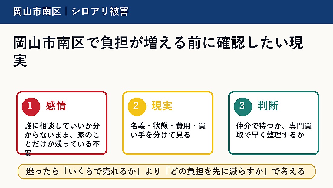 岡山市南区で負担が増える前に確認したい現実