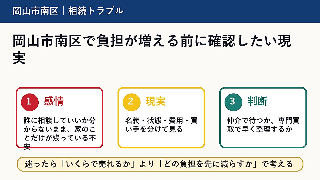岡山市南区で負担が増える前に確認したい現実