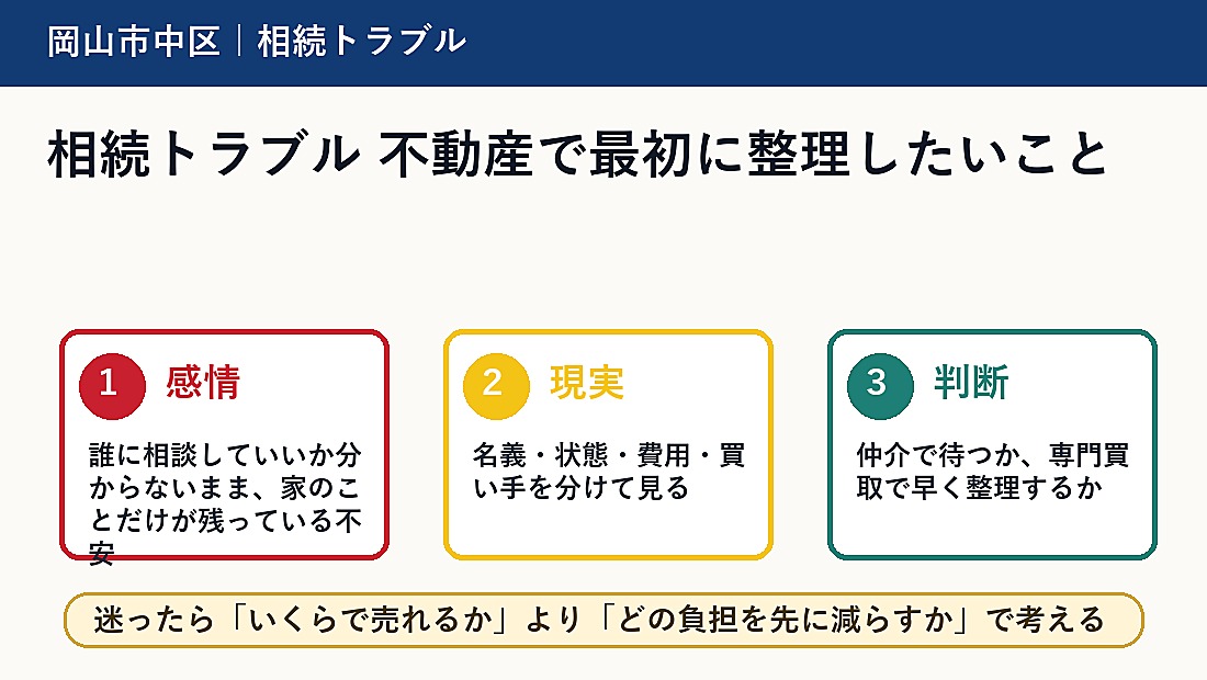 相続トラブル 不動産で最初に整理したいこと