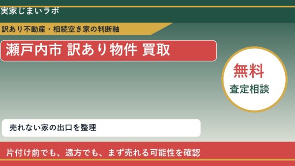 瀬戸内市で訳あり物件 買取を考える前に知るべき判断軸